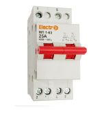 Перемикач навантаження трипозиційний І 0 ІІ ElectrO МП1 63 MP63240 2P 40А 230B Перемикач навантаження трипозиційний І 0 ІІ ElectrO МП1 63 2P MP63240