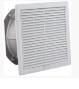 (PTF4500) Вентилятор щитовой с решеткой и фильтром для установки в боковую панель или дверь. на 650 м3 (900). 260х260 мм IP54. Plastim