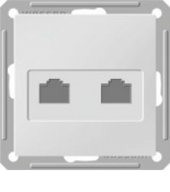 (RSI-251KK5E-5-86) Двойная компьютерная розетка (RJ 45& RJ 45) категории 5E серия Wessen W59 без рамки матовый хром. Schneider Electric (RSI-251KK5E-5-86) Двойная компьютерная розетка (RJ 45& RJ 45) категории 5E серия Wessen W59 без рамки матовый хром. Schneider Electric