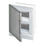 (1SZR004002A1207) Щит Basic E IP40 24 модулей встроенный прозрачная дверь с винтовыми N/PE клемником. 26 подкл.. ABB