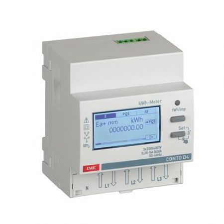 (CE4TBDTMID) Счетчик электроэнергии модульный 3ф. 6A з RS485. IME