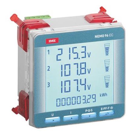 (MF96ORFCDT1) Анализатор скоростного подключения  96*96 630-6300А ModBus 400В. LCD dis. IME