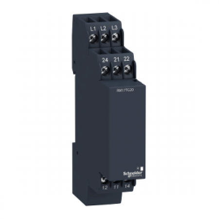 (RM17TG20) Реле контроля чередования и обрыва фаз 5A. 208-440V AC. 2 С/О. Schneider Electric