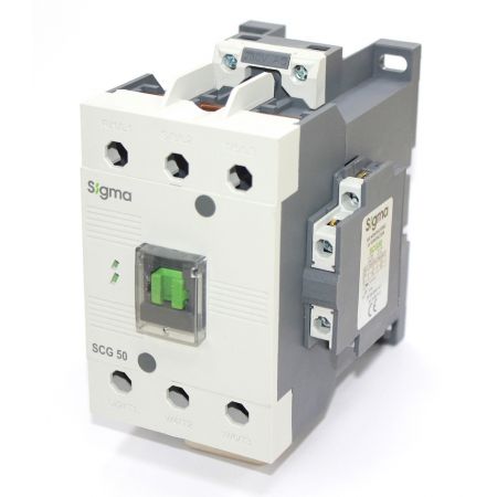(SCG050230) Контактор SCG. Iном=50 A. 22 кВт. 1NO+1NC. Uкат.=220V ~. SIGMA