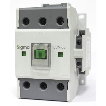 (SCM065230) Контактор SCM. Iном=65 A. 30 кВт. 1NO+1NC. Uкат.=220V ~. SIGMA