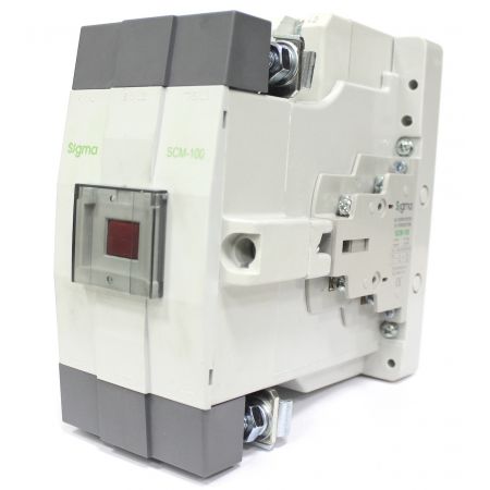 (SCM100230) Контактор SCM. Iном=100 A. 55 кВт. 2 пары 1NO+1NC. Uкат.=220V ~. SIGMA