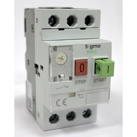 (SMK25-25) Автоматический выключатель защиты двигателя SMK25. Ir=20-25 Aмпер. SIGMA