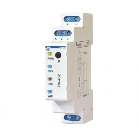 (ЕМ-482) Контроллер web-доступа к управлению Modbus-оборудованием Wi-Fi  - RS-485