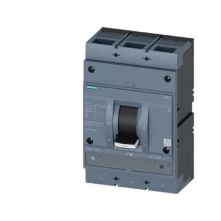 (3VA1510-5EF32-0AA0) Автоматический выключатель в литом корпусе 3VA1. 1000А. 3P 55кА. SIEMENS