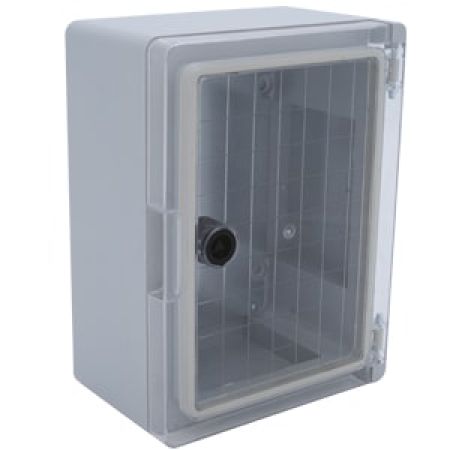 (CP5012D) Пластиковый щит герметичный IP65 с монтажной ударопрочной панелью 250х350х150. прозрачная дверца. Cetinkaya Pano