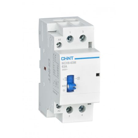 (257427) Контактор модульный NCH8-32M/20 AC220-240V. с ручным управлением. Chint