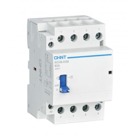 (257466) Контактор модульный NCH8-20M/40 AC220-240V. с ручным управлением. Chint