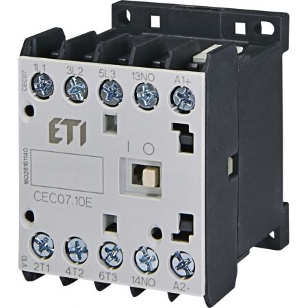 (4641055) Контактор миниатюрный CEC 07.10 400V AC (7A; 4kW; AC3). ETI