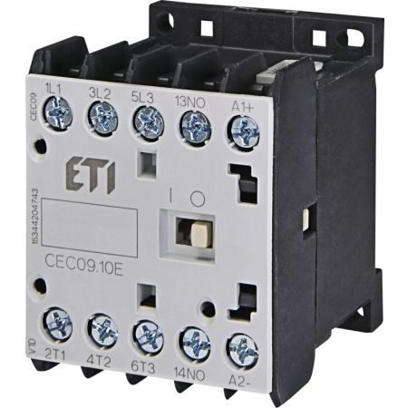 (4641067) Контактор миниатюрный CEC 09.10-400V AC(9A; 4kW; AC3). ETI