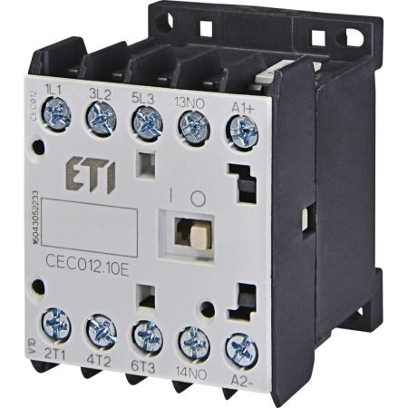 (4641077) Контактор миниатюрный CEC 12.10-110V AC(12A; 5.5kW; AC3). ETI