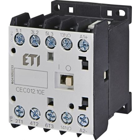 (4641079) Контактор миниатюрный CEC 12.10-400V AC(12A; 5.5kW; AC3). ETI