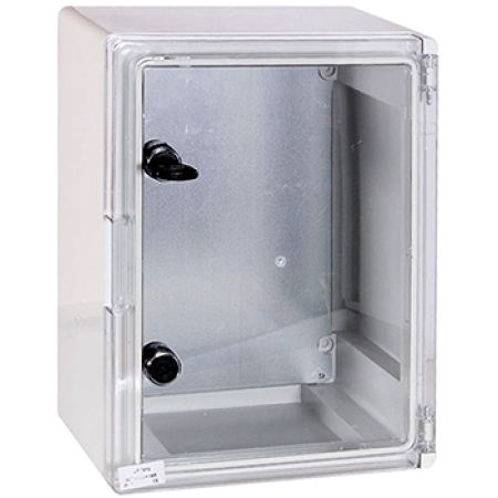 (CP5012) Корпус ударопрочный с АБС-пластика e.plbox.250.330.130.tr. 250х330х130мм. IP65 с прозрачной дверью. E.NEXT