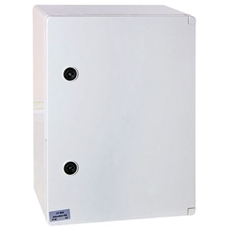 (CP5204) Корпус ударопрочный с АБС-пластика e.plbox.400.600.200.3f.20m.blank. 400х600х200мм. IP65 с панелью под 3 - фазный счётчик и 20 модулей. E.NEXT