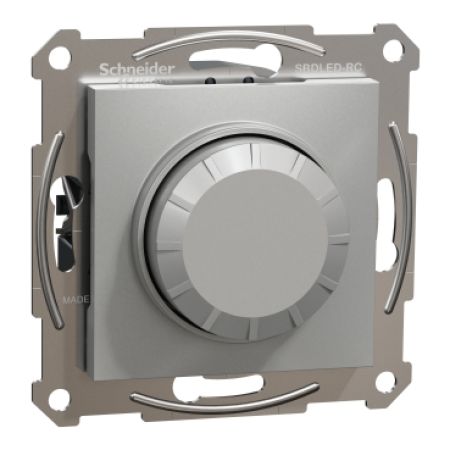 (EPH6800161) Поворотный ЛЕД диммер (светорегулятор) RC 3-370 Вт. алюминий. Schneider Electric