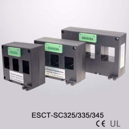(ESCT-C345-400-5) Трансформатор тока 3-фазный 400/5А 30x30мм. (кл.0.5=2.5ВА). Eastron Electronic