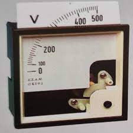 (ESMI72C300V) Вольтметр перем. тока 0-300 В (подсоединение прямое). Размер 72х72. ESAM