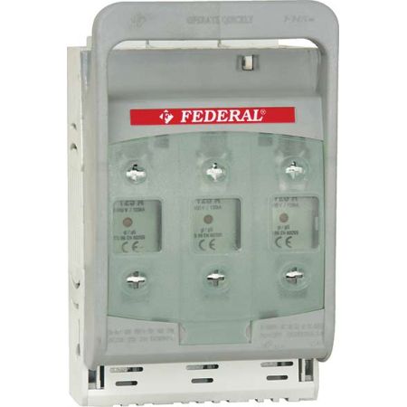 (FHS630) Горизонтальный разъединитель под предохранители NH3. 3P 630A. AC22B/415Vac. FEDERAL ELECTRIC