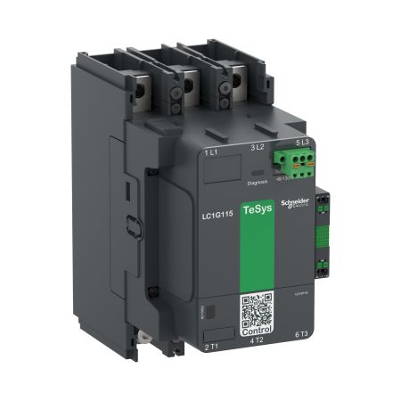 (LC1G225KUEN) Контактор TeSys Giga Standard 3P. In-225A. 100...250V AC/DC. Schneider Electric