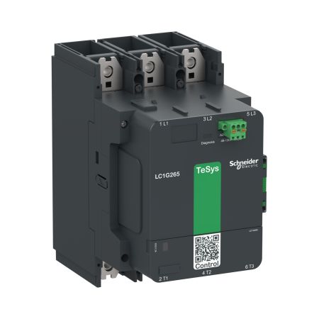 (LC1G330KUEN) Контактор TeSys Giga Standard 3P. In-330A. 100...250V AC/DC. Schneider Electric