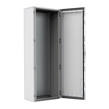 (MKS16105R5) Напольный однодверный шкаф компактный MKS из листовой стали с монтажной платой. 1600x1000x500. nVent Hoffman