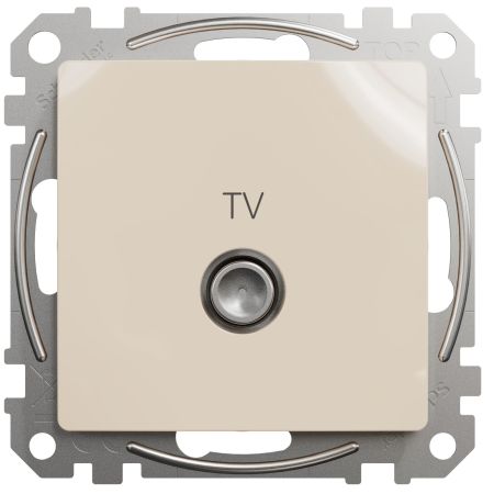 (SDD112471) Розетка TV конечная 4дб Sedna Design. бежевый. Schenider Electric