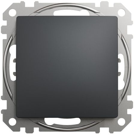 (SDD114101) Одноклавишный выключатель Sedna Design. чёрный. Schenider Electric