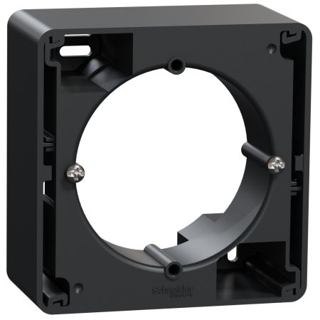 (SDD114901) Коробка для накладного монтажа 1 пост Sedna Design. чёрный. Schenider Electric