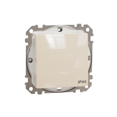 (SDD212101) Одноклавишный выключатель IP44 Sedna Design. бежевый. Schenider Electric
