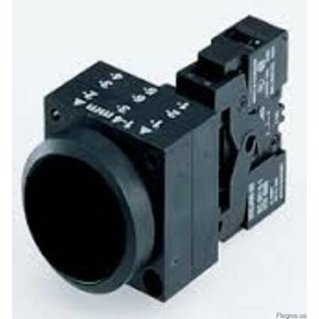 (3SB3202-0AA11) Кнопка нажимная. утапливаемая серия 3SB3. 1 NO. черный. SIEMENS