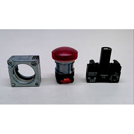 (3SB3644-6BA20) Световой индикатор с рифленым светофильтром. со встроенным светодиодом серия 3SB3. AC/DC 24V. красный. SIEMENS