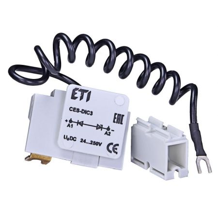 (4646582) Фильтр подавления помех CES-VR4 24-48V AC к контакторам CES 6-32. ETI