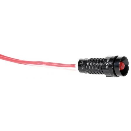 (4770802) Лампа сигнальная LS LED 5 (красный) 24V AC. Ø 5мм. ETI