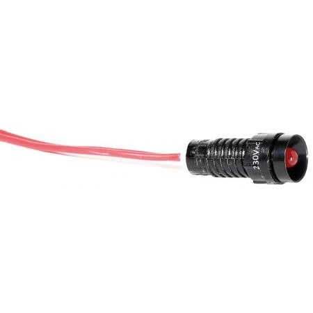 (4770805) Лампа сигнальная LS LED 5 (красный) 240V AC. Ø 5мм. ETI