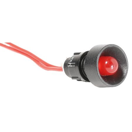 (4770808) Лампа сигнальная LS LED 10 (красный) 24V AC. Ø 10мм. ETI