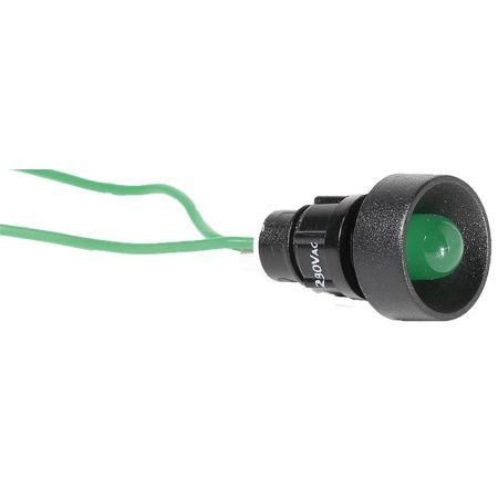(4770810) Лампа сигнальная LS LED 10 (зелёный) 240V AC. Ø 10мм. ETI