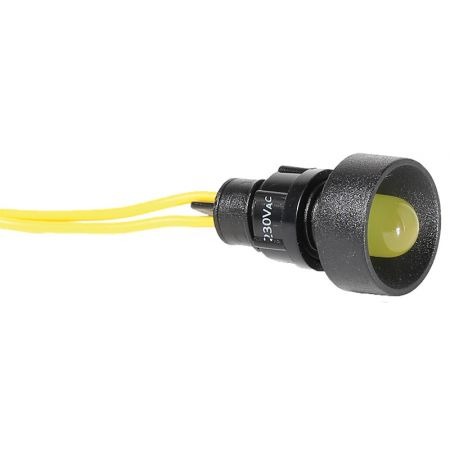 (4770812) Лампа сигнальная LS LED 10 (желтый) 240V AC. Ø 10мм. ETI