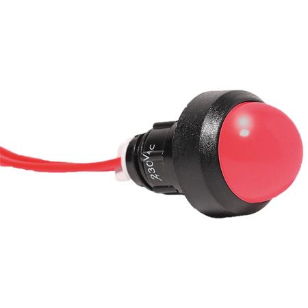 (4770817) Лампа сигнальная LS LED 20 (красный) 240V AC. Ø 20мм. ETI