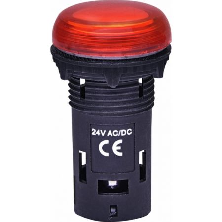 (4771210) Лампа сигнальная LED ECLI-024C-R (красный) 24V AC/DC. ETI