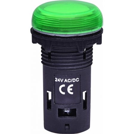 (4771211) Лампа сигнальная LED ECLI-024C-G (зелёный) 24V AC/DC. ETI