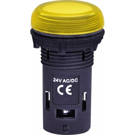 (4771212) Лампа сигнальная LED ECLI-024C-Y (желтый) 24V AC/DC. ETI