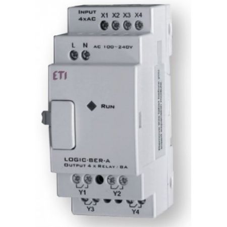 (4780009) Модуль расширения LOGIC-8ET-D. 24VDC. (4I/4O-Tranzistor). ETI