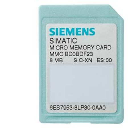 6ES7953-8LP31-0AA0 (6ES7953-8LP31-0AA0) SIMATIC S7. микрокарта памяти MMC для S7-300. 8мб 3B Nflash. SIEMENS