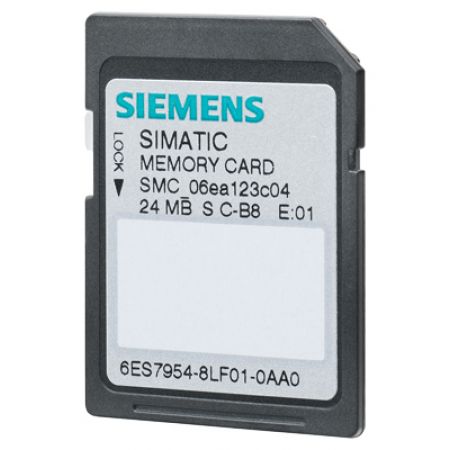 6ES7954-8LF02-0AA0 (6ES7954-8LF02-0AA0) SIMATIC S7. карта памяти для S7-1X00 CPU/SINAMICS. 3.3 В NFLASH. 24 МБАЙТ. SIEMENS