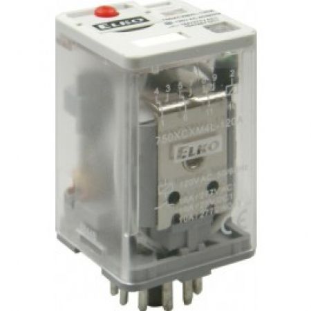 (782/110V DC) Вспомогательное реле под цоколь 782/110V DC. ELKO
