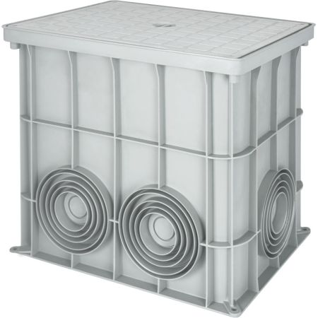 (CP362632) Колодец кабельный пластиковый e.manhole.360.260.320.cover. 360х260х320мм с крышкой. E.NEXT